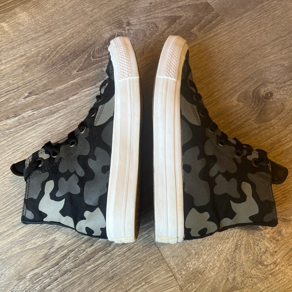 Converse Chuck Taylor All Star Hi-Top Reflective Camo Black Womens 8 UK 6 EU 38 - Picture 2 of 10